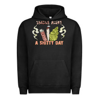 Pigment Black smoke away a sh tty day Urban Hoodie - Artiststas