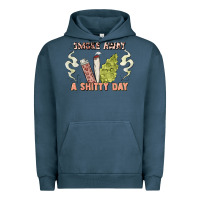 Pigment Midnight Navy smoke away a sh tty day Urban Hoodie - Artiststas