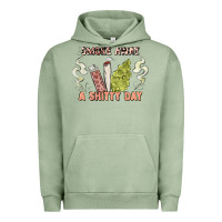 Pigment Oil Green smoke away a sh tty day Urban Hoodie - Artiststas
