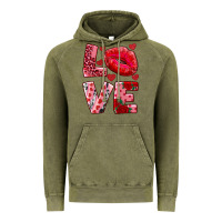 Vintage Olive love kiss Vintage Hoodie - RanaPortraitStore