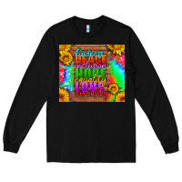 Black kindness peace inclusion hope equality love diversity Long Sleeve Tee - HRA Design Shop