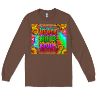 Chestnut kindness peace inclusion hope equality love diversity Long Sleeve Tee - HRA Design Shop