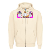 Sandshell cutes ghosts libbey glass Zipper Hoodie - BundleAndBundleShop