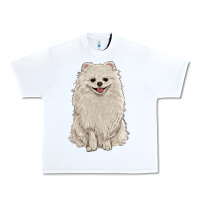 White white pomeranian Urban Heavy Tee - RanaPortraitStore