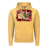 Vintage Mustard xoxo rooster and chicken Vintage Hoodie - RanaPortraitStore