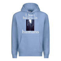 Colony Blue I don't believe i̇n humans Premium Hoodie - Bettercallsaul