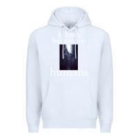 White I don't believe i̇n humans Premium Hoodie - Bettercallsaul