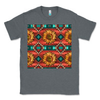 Charcoal Heather native american aztec seamless pattern 2 Classic Tee - BundleAndBundleShop