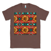 Chestnut native american aztec seamless pattern 2 Classic Tee - BundleAndBundleShop