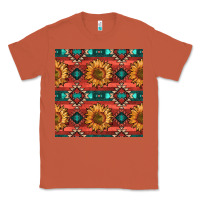 Copper native american aztec seamless pattern 2 Classic Tee - BundleAndBundleShop