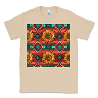 Mushroom native american aztec seamless pattern 2 Classic Tee - BundleAndBundleShop