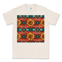 Natural native american aztec seamless pattern 2 Classic Tee - BundleAndBundleShop