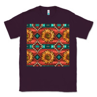 Plum native american aztec seamless pattern 2 Classic Tee - BundleAndBundleShop