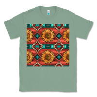 Sage native american aztec seamless pattern 2 Classic Tee - BundleAndBundleShop