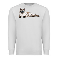Dove Grey siamese Premium Sweatshirt - LillyAllenDesigns