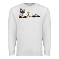 Oatmeal Heather siamese Premium Sweatshirt - LillyAllenDesigns