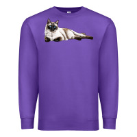 Purple siamese Premium Sweatshirt - LillyAllenDesigns