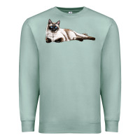 Seafoam siamese Premium Sweatshirt - LillyAllenDesigns