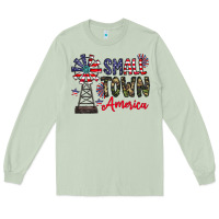 Matcha small town america Long Sleeve Tee - CowhideDigitalArt