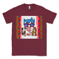 Burgundy party in the usa Classic Tee - HRA Design Shop