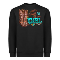 Black justas malltown girlie Heavyweight Sweatshirt - texasbilliewilder