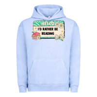 Pigment Grape Ice hello id rather be reading Urban Hoodie - Artiststas