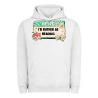 Pigment Lunar Rock hello id rather be reading Urban Hoodie - Artiststas