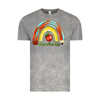 Cloud Rock teacher life with rainbow Vintage Tee - texasbilliewilder