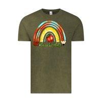 Vintage Olive teacher life with rainbow Vintage Tee - texasbilliewilder