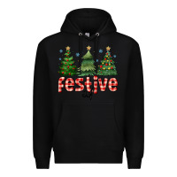 Black festive af Premium Hoodie - MaliasSmallBusiness