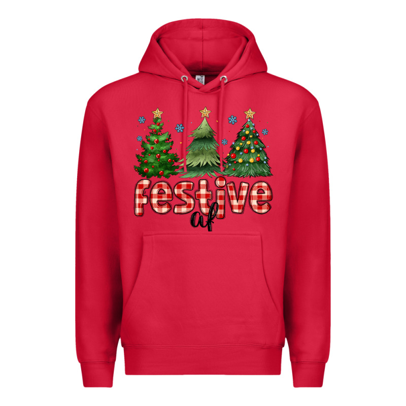 Festive Af Premium Hoodie by MaliasSmallBusiness | Teevron