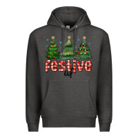 Charcoal Heather festive af Premium Hoodie - MaliasSmallBusiness