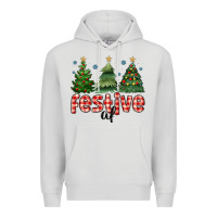 Dove Grey festive af Premium Hoodie - MaliasSmallBusiness