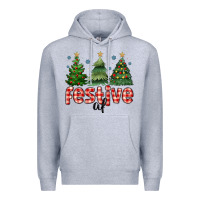 Heather Grey festive af Premium Hoodie - MaliasSmallBusiness