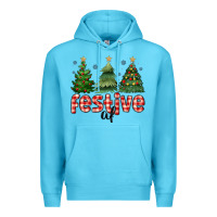 Ocean Blue festive af Premium Hoodie - MaliasSmallBusiness