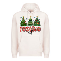 Pale Pink festive af Premium Hoodie - MaliasSmallBusiness