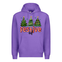 Purple festive af Premium Hoodie - MaliasSmallBusiness