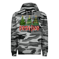 Slate Camo festive af Premium Hoodie - MaliasSmallBusiness