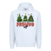 White festive af Premium Hoodie - MaliasSmallBusiness