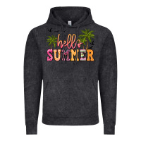 Vintage Black hello summer Vintage Hoodie - JahusDesignShop