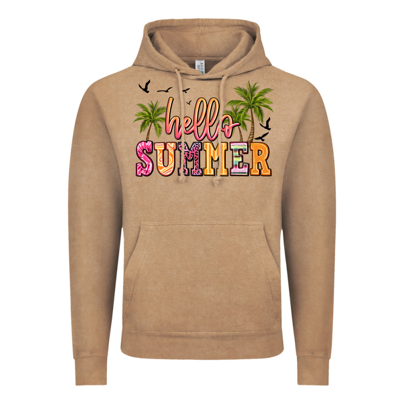 Hello Summer Vintage Hoodie by JahusDesignShop | Teevron