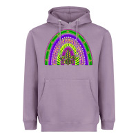 Lavender mardi gras rainbow Heavyweight Hoodie - BarkalooDesign
