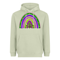 Matcha mardi gras rainbow Heavyweight Hoodie - BarkalooDesign