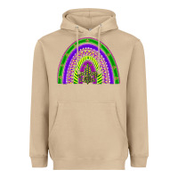 Mushroom mardi gras rainbow Heavyweight Hoodie - BarkalooDesign