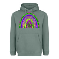 Sage mardi gras rainbow Heavyweight Hoodie - BarkalooDesign