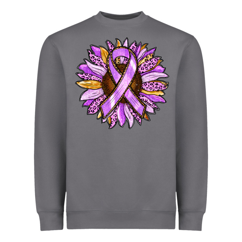 Cancer Awareness Sunflower Heavyweight Sweatshirt by RanaPortraitStore | Teevron