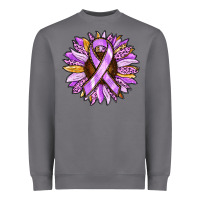 Storm Cancer Awareness Sunflower Heavyweight Sweatshirt - RanaPortraitStore