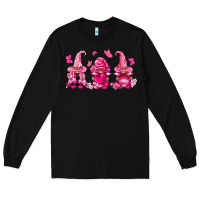 Black breast cancer gnomies Long Sleeve Tee - FaDigitalArtStudio