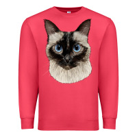 Cardinal siamese face Premium Sweatshirt - LillyAllenDesigns