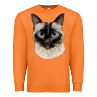 Carrot siamese face Premium Sweatshirt - LillyAllenDesigns